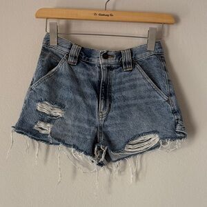 PacSun Distressed Blue Jean Shorts